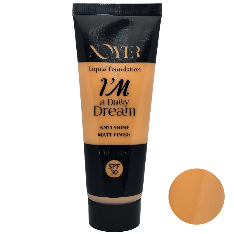 کرم پودر فاقد چربی مات نویر Noyer با SPF30 شماره 050 حجم 40 میلی لیتر