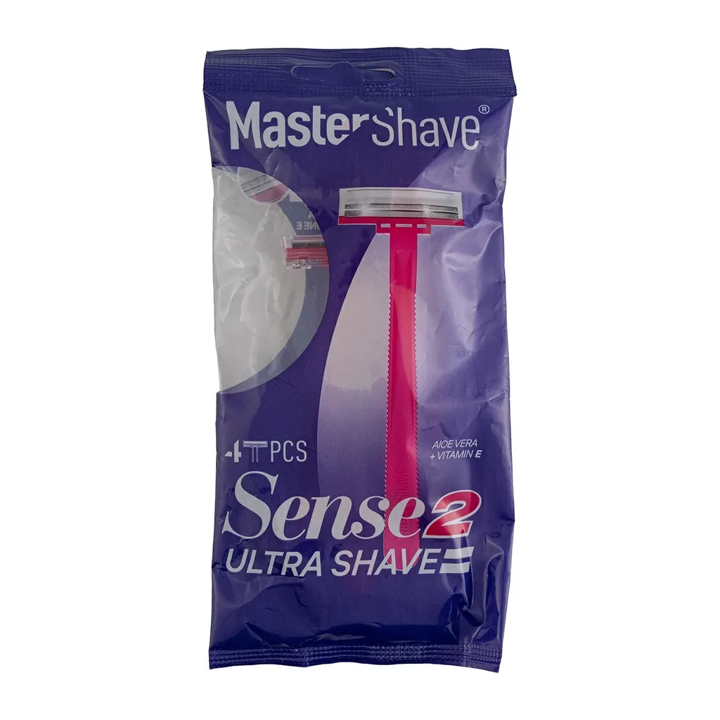 خودتراش 2 لبه مستر شیو مدل Sense 2 بسته 4 عددی