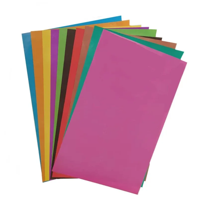کاغذ گلاسه رنگی 25x34 بسته 10 عددی