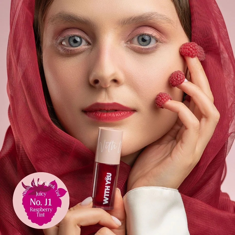 تینت رنگی لب و گونه ی ویت یو مدل رزبری کد J1 حجم ۸ میلیلیتر، تصویر شماره 3