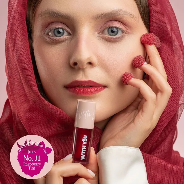 تینت رنگی لب و گونه ی ویت یو مدل رزبری کد J1 حجم ۸ میلیلیتر، تصویر شماره 3