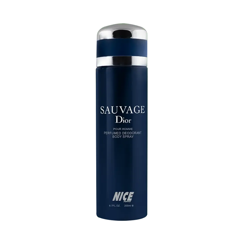 اسپری بدن مردانه نایس پاپت مدل Sauvage Dior حجم 200 میلی لیتر