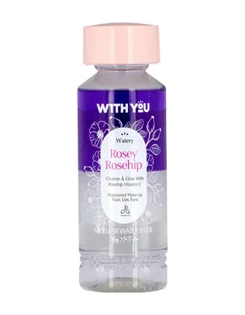محلول آرایش پاک کن دوفاز Rosey Rosehip-WITH YOU