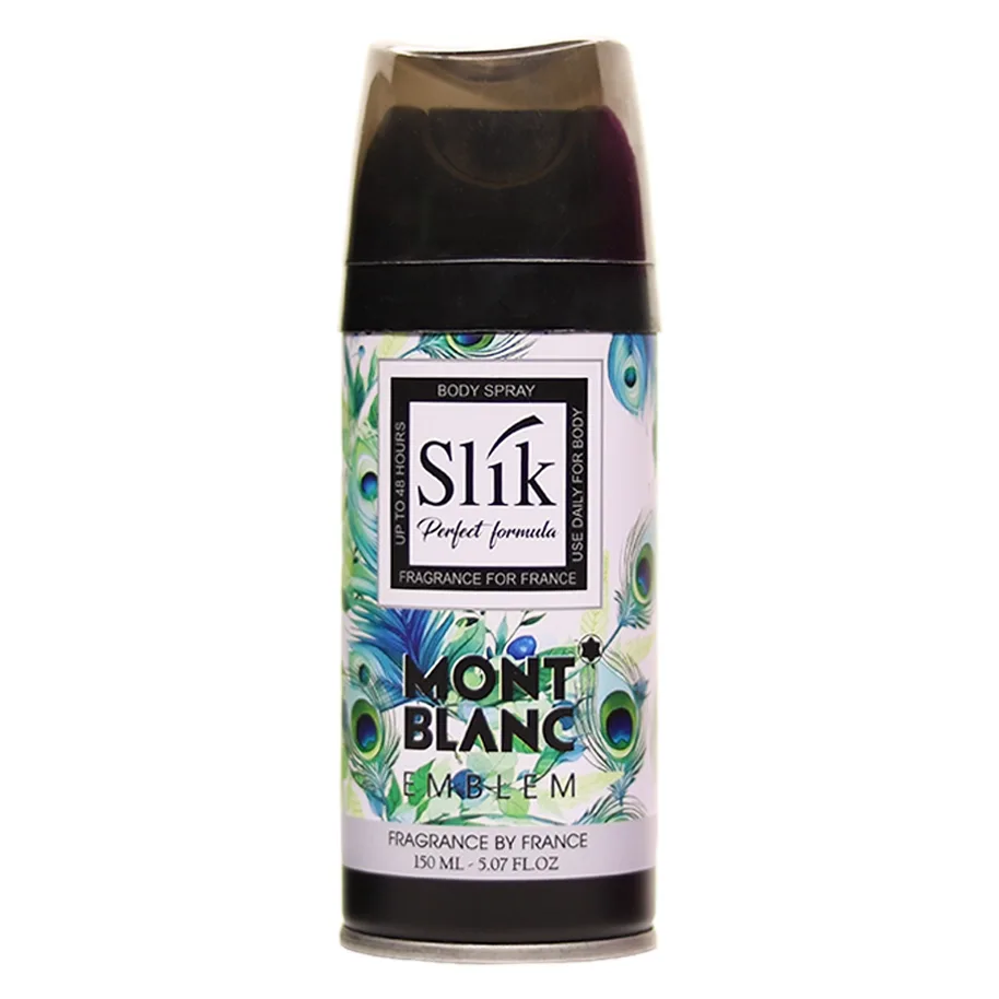 اسپری خوشبو کننده بدن سلیک کالر رایحه Mont Blanc Emblem حجم 150 میلی لیتر