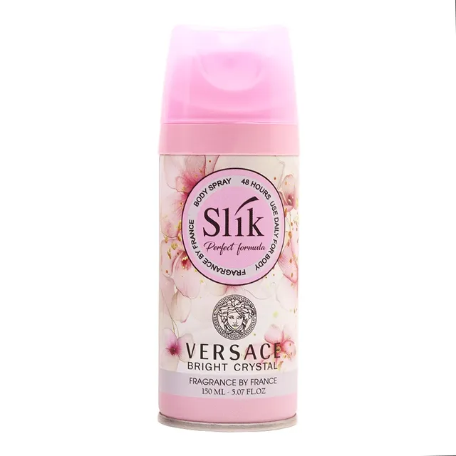 اسپری خوشبو کننده بدن سلیک کالر رایحه Versace Bright Crystal حجم 150 میلی لیتر