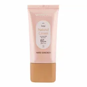کرم ضد آفتاب کرمی رنگی ویت یو SPF 60 مدل بژ طبیعی حجم 50 میلی‌لیتر