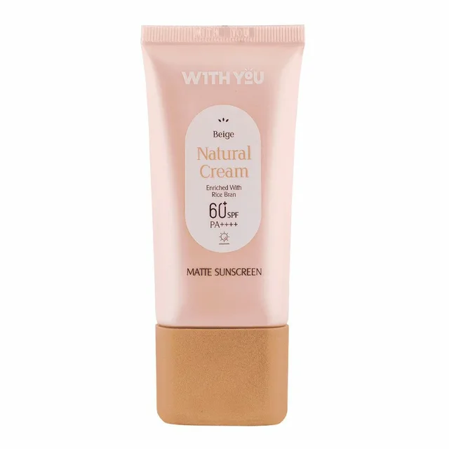 کرم ضد آفتاب کرمی رنگی ویت یو SPF 60 مدل بژ طبیعی حجم 50 میلیلیتر