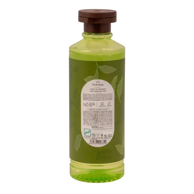 شامپو مو ویت یو مدل Green Tea مناسب برای انواع مو حجم 300 میلی لیتر، تصویر شماره 4