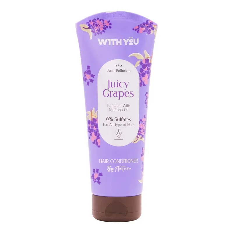 نرمکننده مو ویت یو مدل Juicy Grapes مناسب انواع مو حجم 200 میلیلیتر