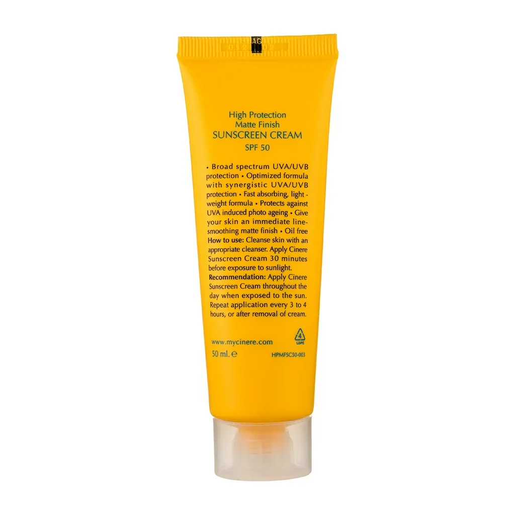 کرم ضد آفتاب بی رنگ سینره spf50 مناسب پوستهای چرب و مختلط حجم 50میلی لیتر، تصویر شماره 2