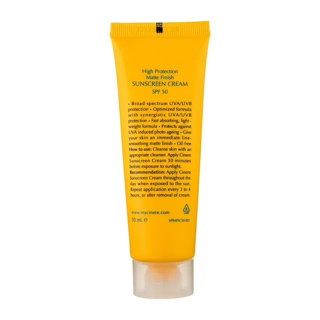 کرم ضد آفتاب بی رنگ سینره spf50 مناسب پوستهای چرب و مختلط حجم 50میلی لیتر، تصویر شماره 2