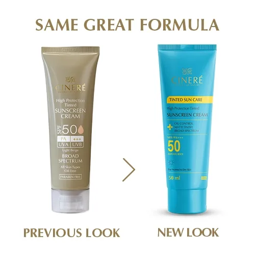 کرم ضد آفتاب رنگی سینره مدل بژروشن spf50 مناسب پوستهای نرمال تا خشک حجم 50 میلی لیتر، تصویر شماره 3