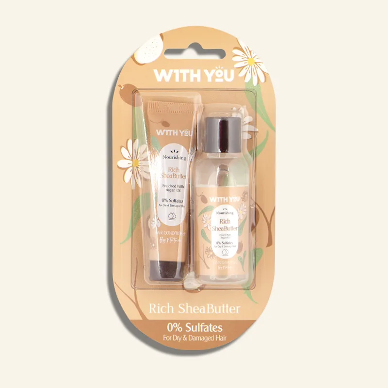 پک مسافرتی شامپو و نرم کننده Rich Shea butter
