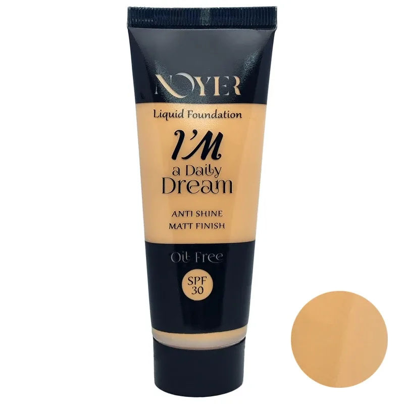 کرم پودر فاقد چربی مات نویر Noyer با SPF30 شماره 040 حجم 40 میلی لیتر