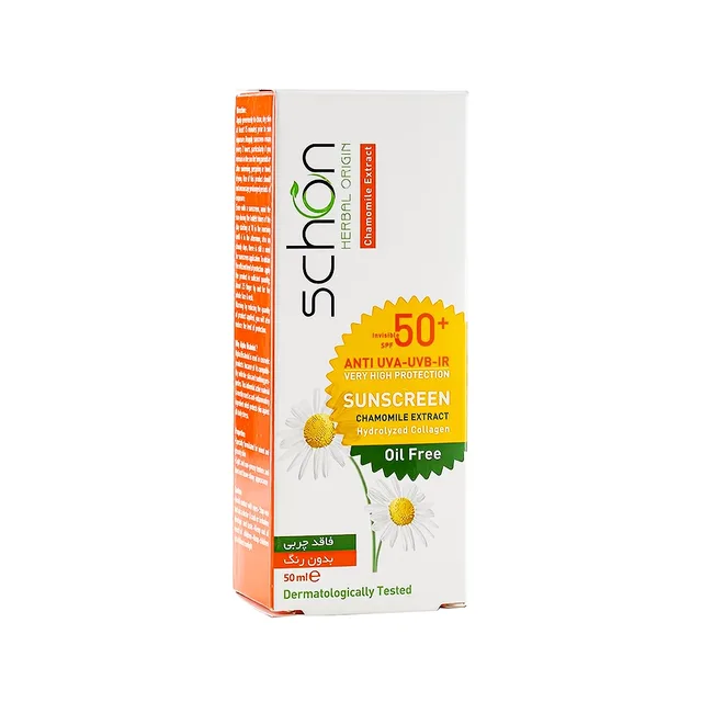 ضد آفتاب بی‌رنگ شون،مدل SPF50+ مناسب پوست های چرب، حجم 50 میلی‌لیتر، تصویر شماره 2