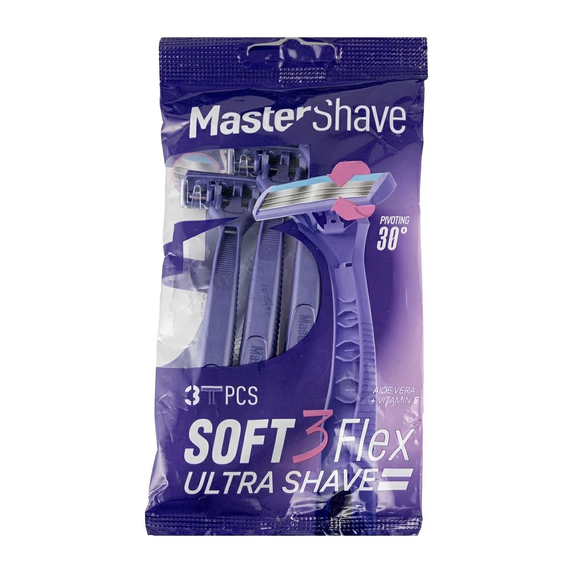 خودتراش سه لبه مستر شیو مدل Soft بسته 3 عددی