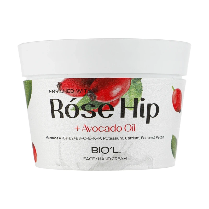 کرم مرطوب کننده دست و صورت بیول مدل Rose Hip حجم ۲۰۰ میل مناسب پوست های حساس آسیب دیده