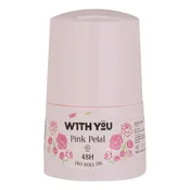 مام رول ضد تعریق زنانه ویت یو مدل PINK PETAL حجم 50 میلی لیتر