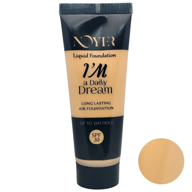 کرم پودر 24 ساعته نویر Noyer با SPF30 مناسب پوست نرمال شماره 140 حجم 40 میلی لیتر