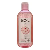 شامپو بدن ژلی سیلکی بیول مدل Silky Peach حاوی اسکراب و مواد آبرسان مناسب پوست های نرمال تا چرب حجم 400 میل