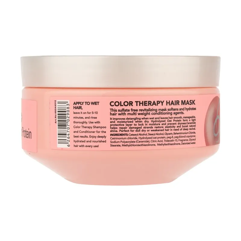 ماسک تثبیت کننده رنگ مو بیول مدل COLOR THERAPY مناسب برای موهای رنگ شده حجم 220 میلی لیتر
