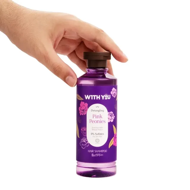 شامپو مو ویت یو مدل Pink Peonies مناسب برای موهای وزدار و خشک حجم 300 میلی لیتر، تصویر شماره 2