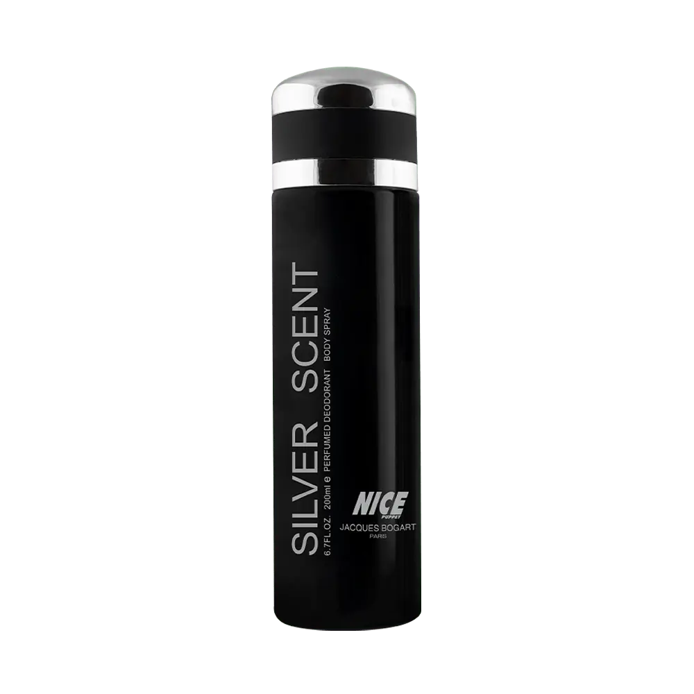 اسپری بدن مردانه نایس پاپت مدل Silver Scent حجم 200 میلی لیتر