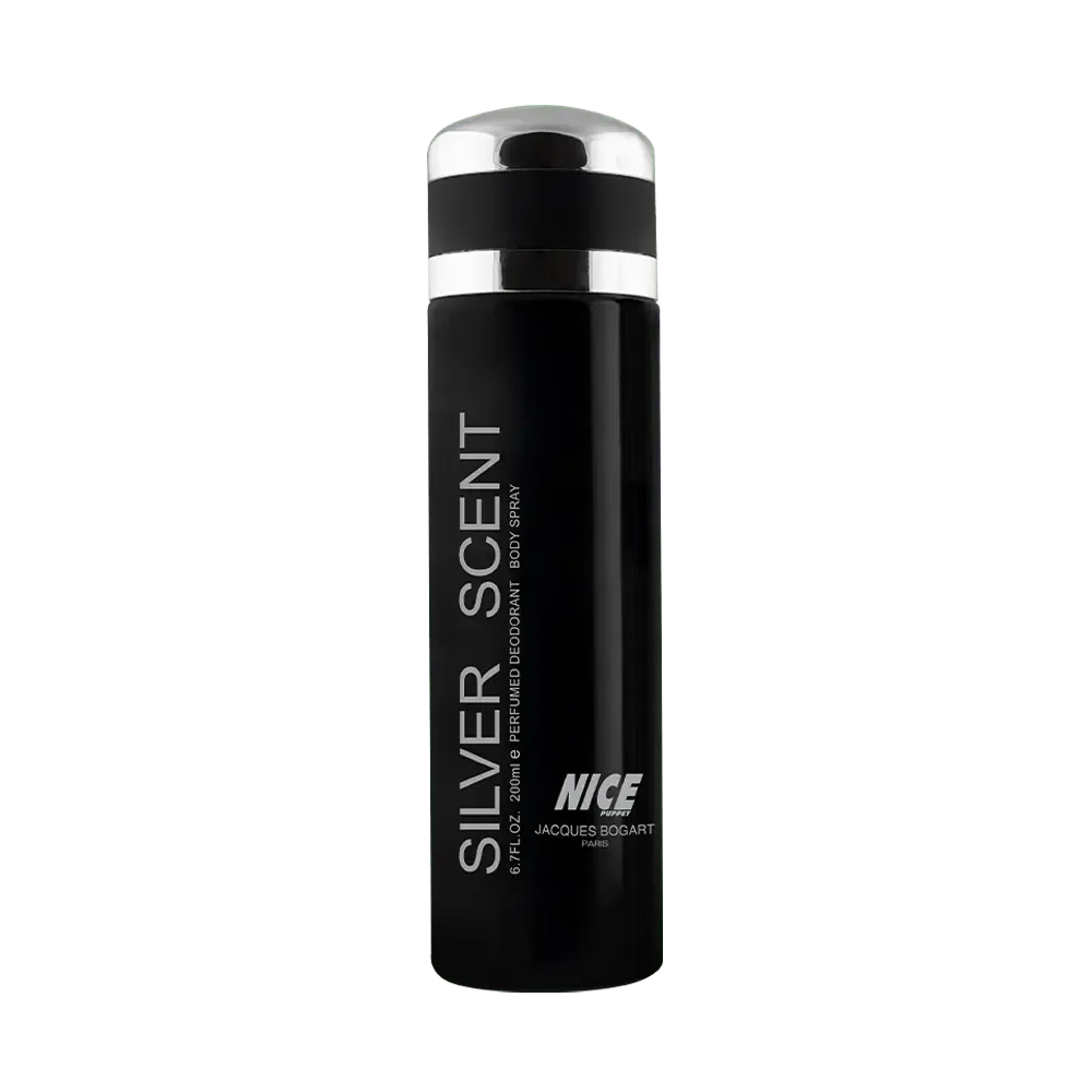اسپری بدن مردانه نایس پاپت مدل Silver Scent حجم 200 میلی لیتر