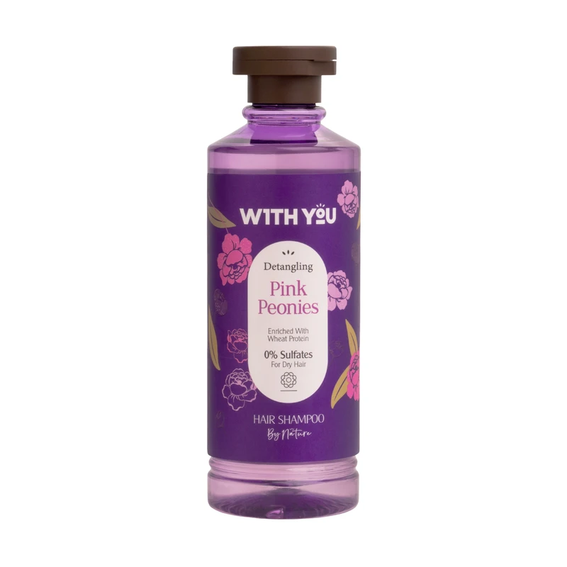 شامپو مو ویت یو مدل Pink Peonies مناسب برای موهای وزدار و خشک حجم 300 میلی لیتر