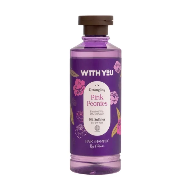 شامپو مو ویت یو مدل Pink Peonies مناسب برای موهای وزدار و خشک حجم 300 میلی لیتر