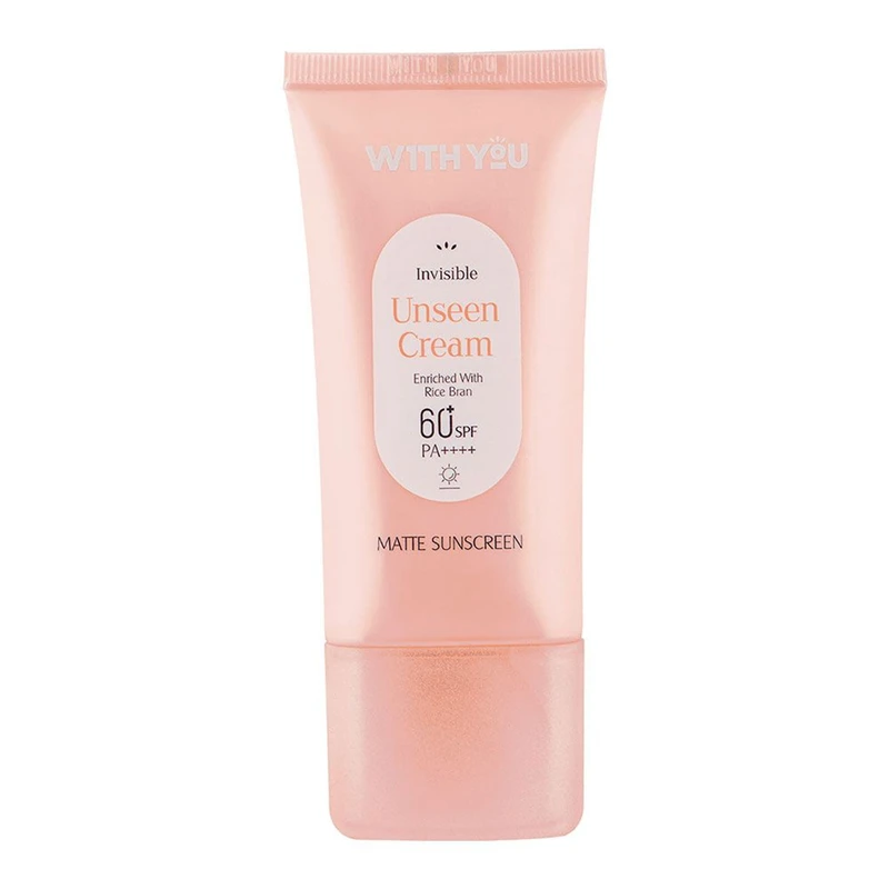 کرم ضد آفتاب بیرنگ ویت یو مدل Unseen SPF 60 – محافظ UVA و UVB حجم ۵۰ میلیلیتر