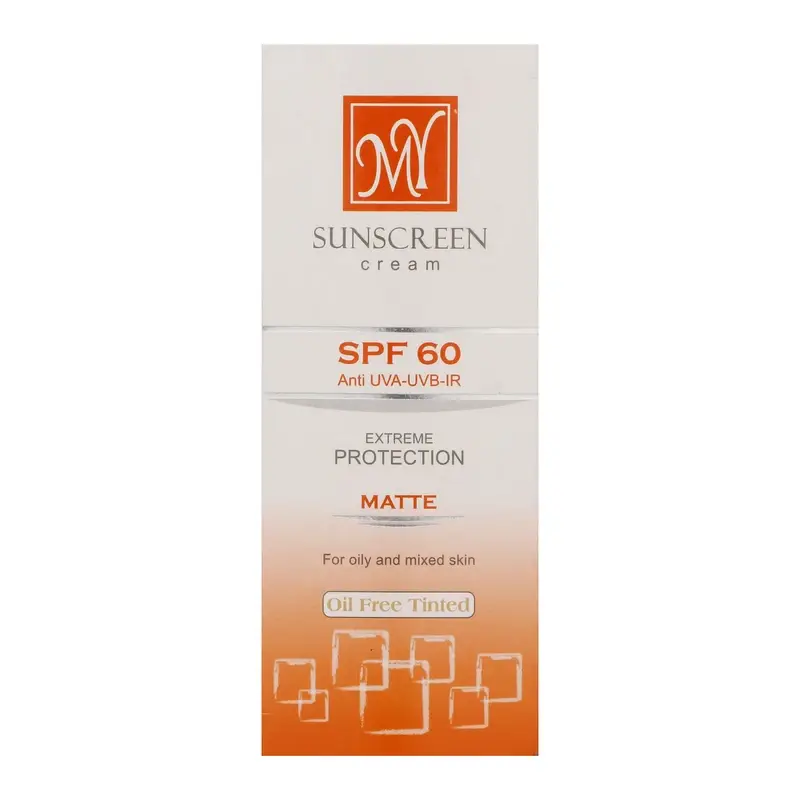 کرم ضد آفتاب رنگی مای با SPF60 مناسب پوست چرب و مختلط حجم ۵۰ میلیلیتر