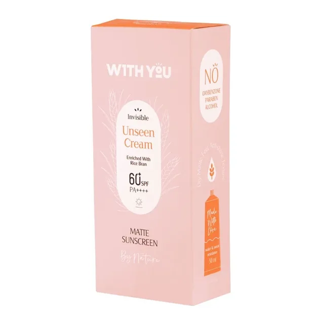 کرم ضد آفتاب بیرنگ ویت یو مدل Unseen SPF 60 – محافظ UVA و UVB حجم ۵۰ میلیلیتر، تصویر شماره 2