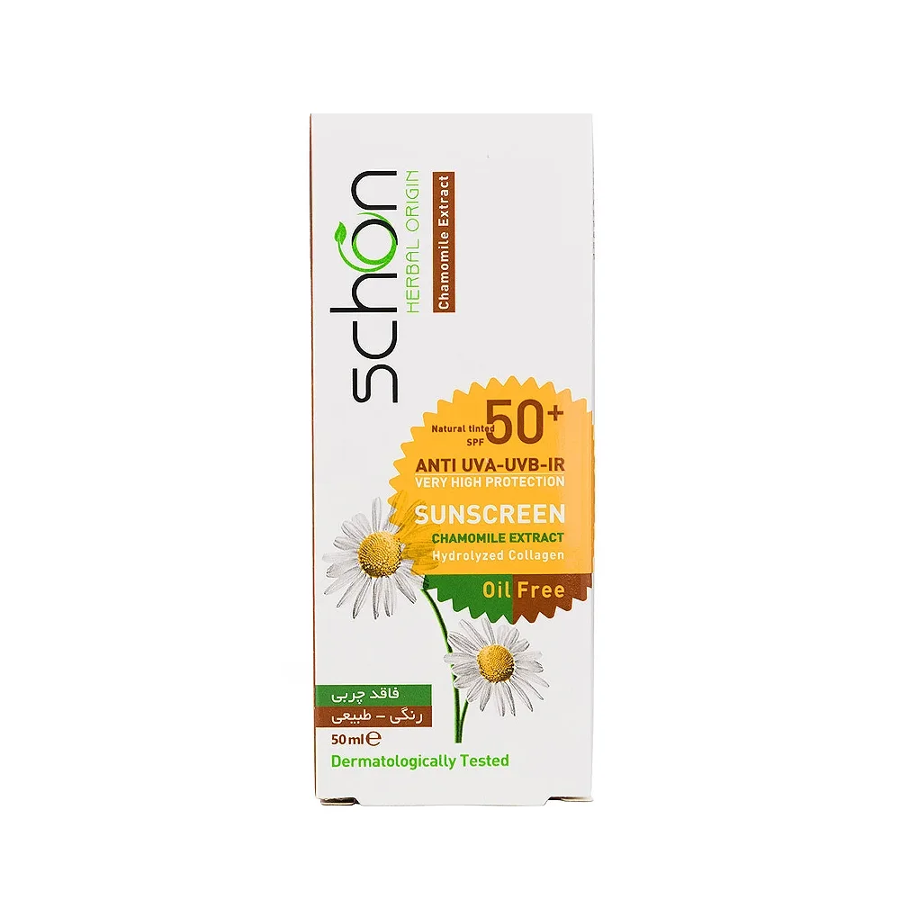 ضد آفتاب رنگ طبیعی پوست شون،مدل SPF50+ مناسب پوست های چرب، حجم 50 میلی‌لیتر، تصویر شماره 2