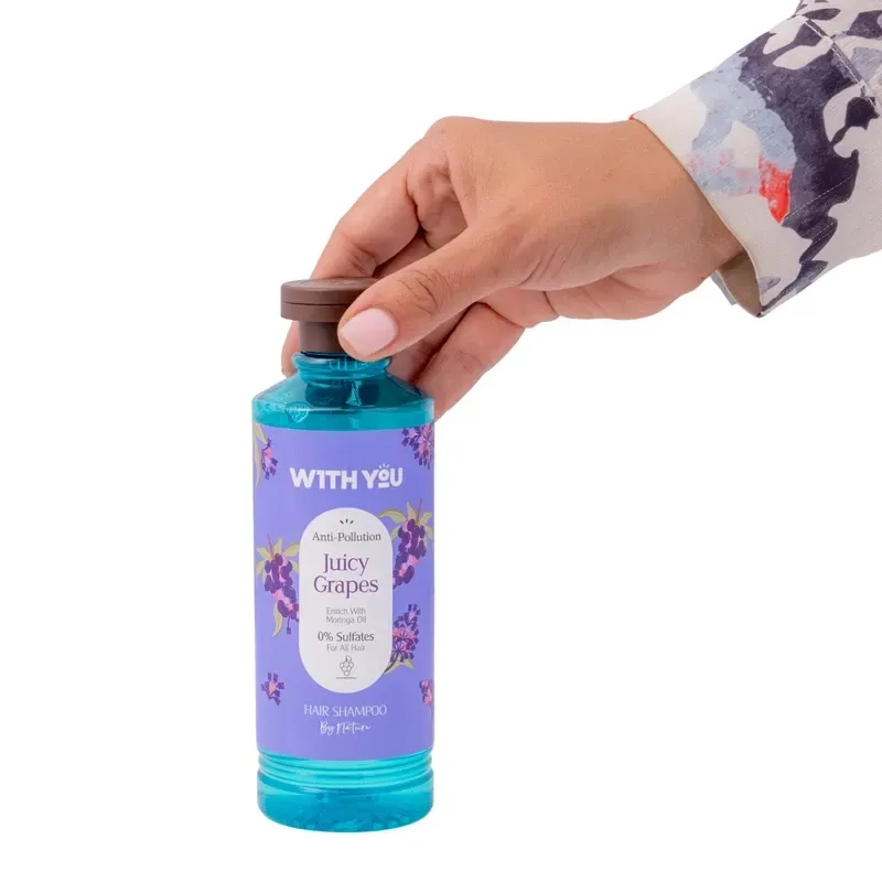 شامپو مو ویت یو مدل Juicy Grapes مناسب برای انواع مو حجم 300 میلی لیتر، تصویر شماره 3