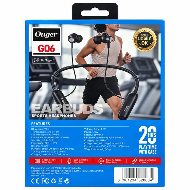 هدفون گردني OUGER مدل G06، تصویر شماره 2