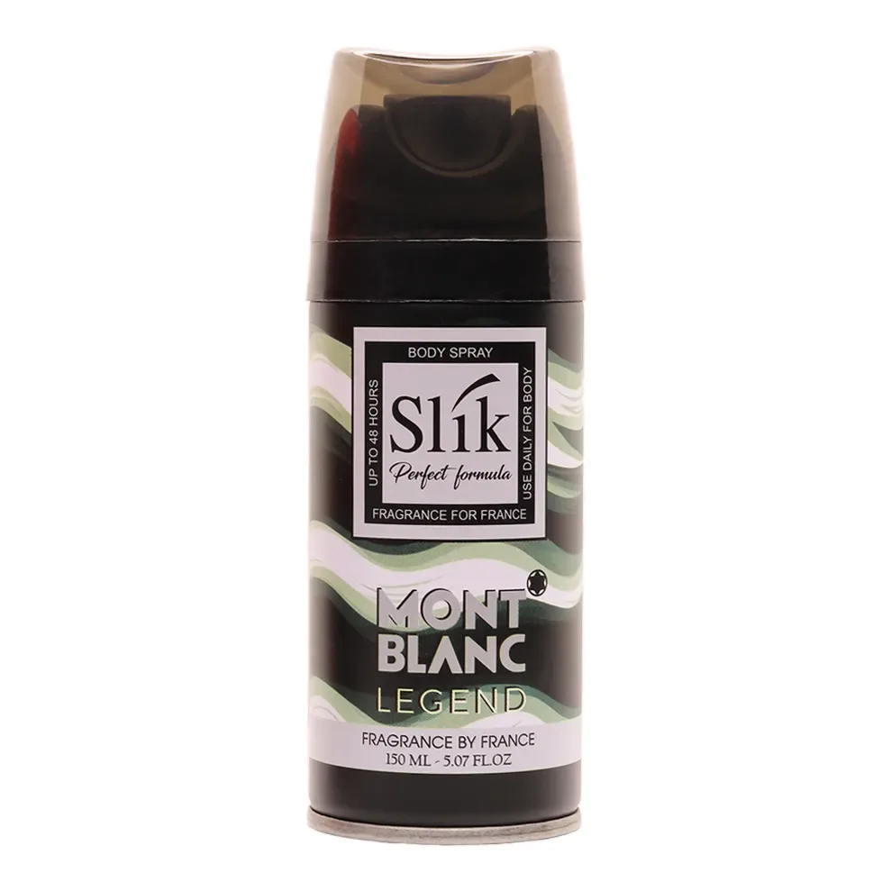 اسپری خوشبو کننده بدن سلیک کالر رایحه Mont Blanc legend حجم 150 میلی لیتر