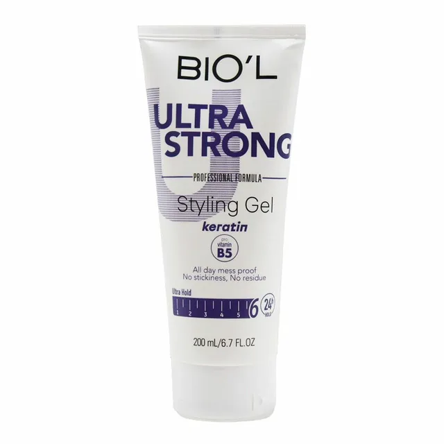 ژل موی سر بیول با قدرت نگهدارندگی فوق العاده بالا - ULTRA STRONG حجم 200 میلی لیتر