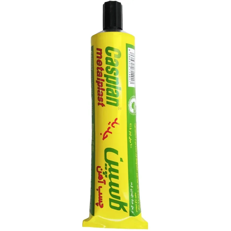 چسب آهن شفاف کاسپین مدل Metal Plast New – حجم ۱۰۰ میلی‌لیتر