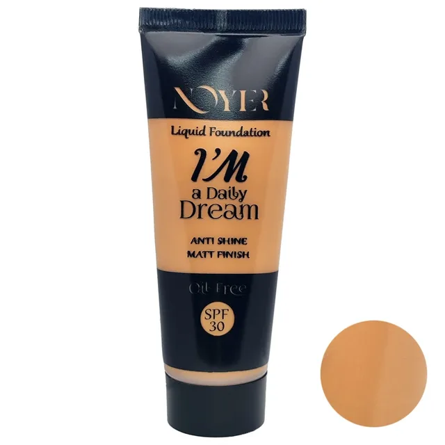 کرم پودر فاقد چربی مات نویر Noyer با SPF30 شماره 080 حجم 40 میلی لیتر