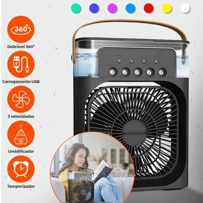 پنکه مه پاش رومیزی مدل Air Cooler Fan