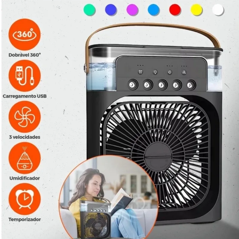 پنکه مه پاش رومیزی مدل Air Cooler Fan، تصویر شماره 5