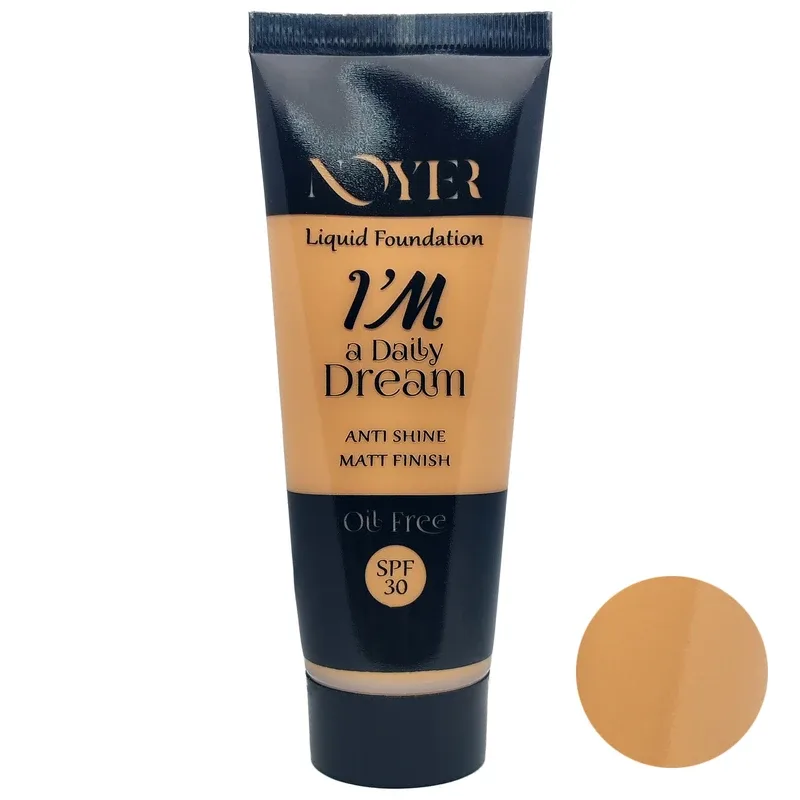کرم پودر فاقد چربی مات نویر Noyer با SPF30 شماره 060 حجم 40 میلی لیتر