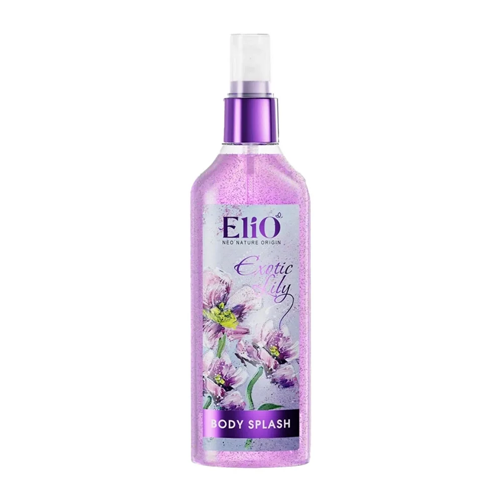 بادی اسپلش زنانه گلیتری Elio مدل Exotic Lily حجم 200 میلی لیتر