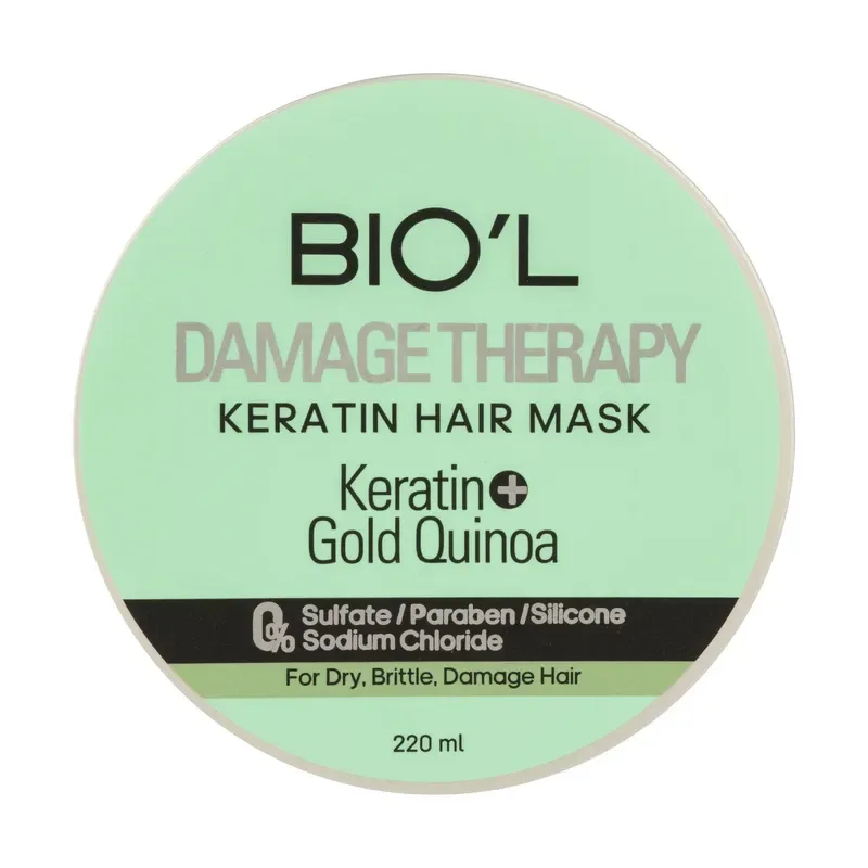 ماسک مو بیول مدل Damage Therapy مناسب برای موهای آسیب دیده حجم 220 میلی لیتر، تصویر شماره 6