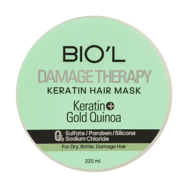 ماسک مو بیول مدل Damage Therapy مناسب برای موهای آسیب دیده حجم 220 میلی لیتر، تصویر شماره 6