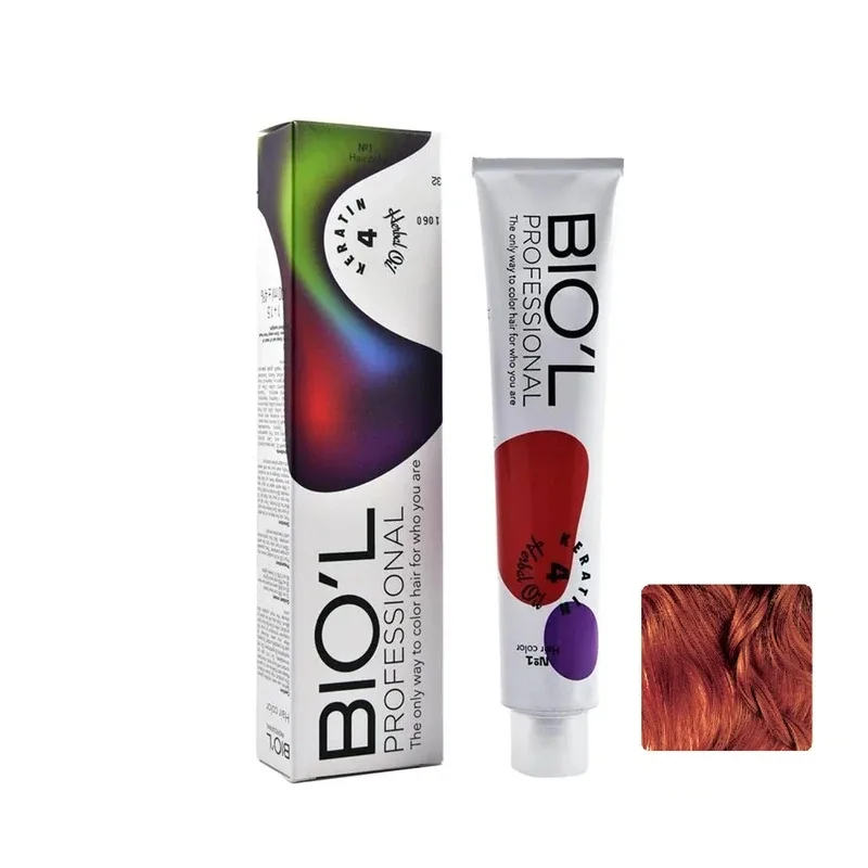 رنگ مو BIOL مدل بلوند گوشتي متوسط - 7.85