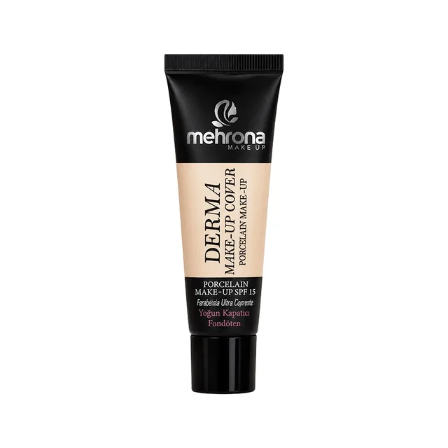 کرم پودر و درما کاور مهرونا مدل Porcelain SPF 15 شماره 101 - حجم ۴۰ میلیلیتر