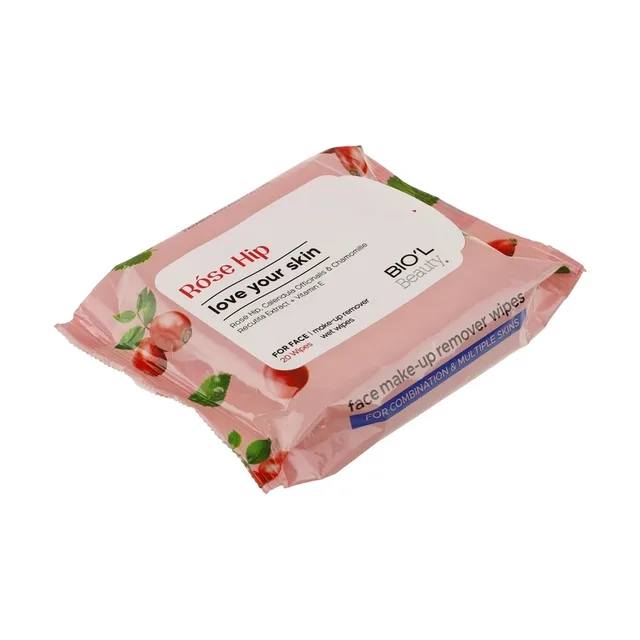 دستمال مرطوب بیول مدل Rose Hip بسته 20 عددی، تصویر شماره 2