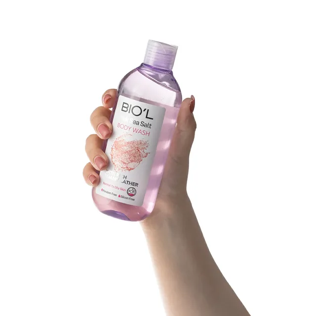 شامپو بدن مرطوب کننده بیول مدل pink sea salt مناسب برای پوست های نرمال تا چرب حجم 400 میلی لیتر، تصویر شماره 3